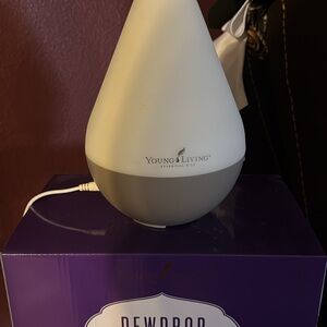 Young Living Dewdrop Diffuser - Cream and Gray